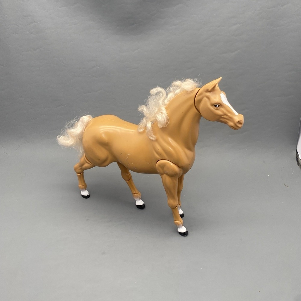 Vintage 1983 Barbie "MERITUS" Jointed Plastic Horse - Rare